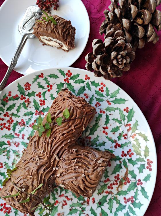 Tronco De Navidad exquisita Receta Francesa 
