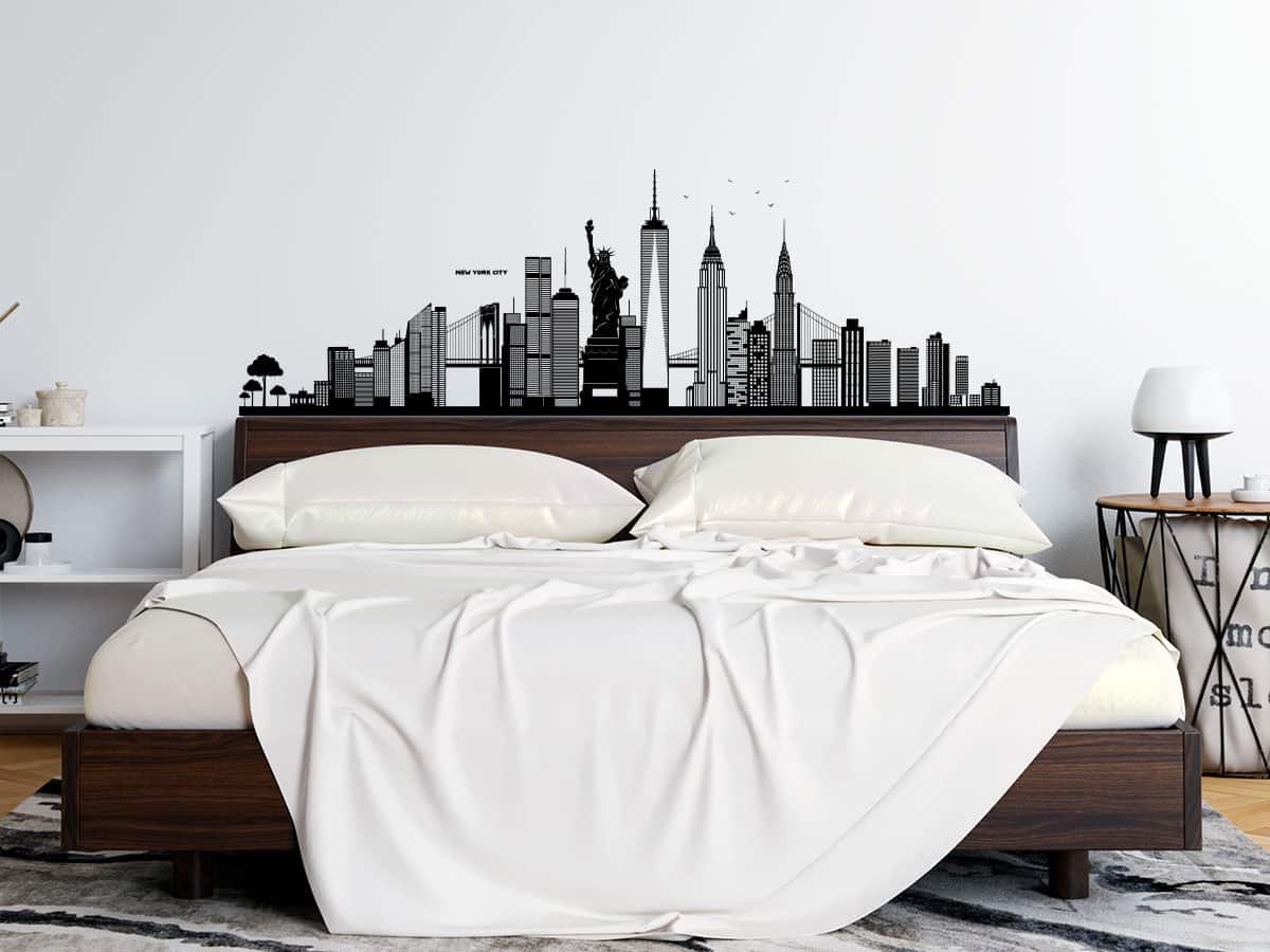 Decoración de habitaciones house shower decoracion de casas como decorar un apartamento pequeño vinilos skyline new york