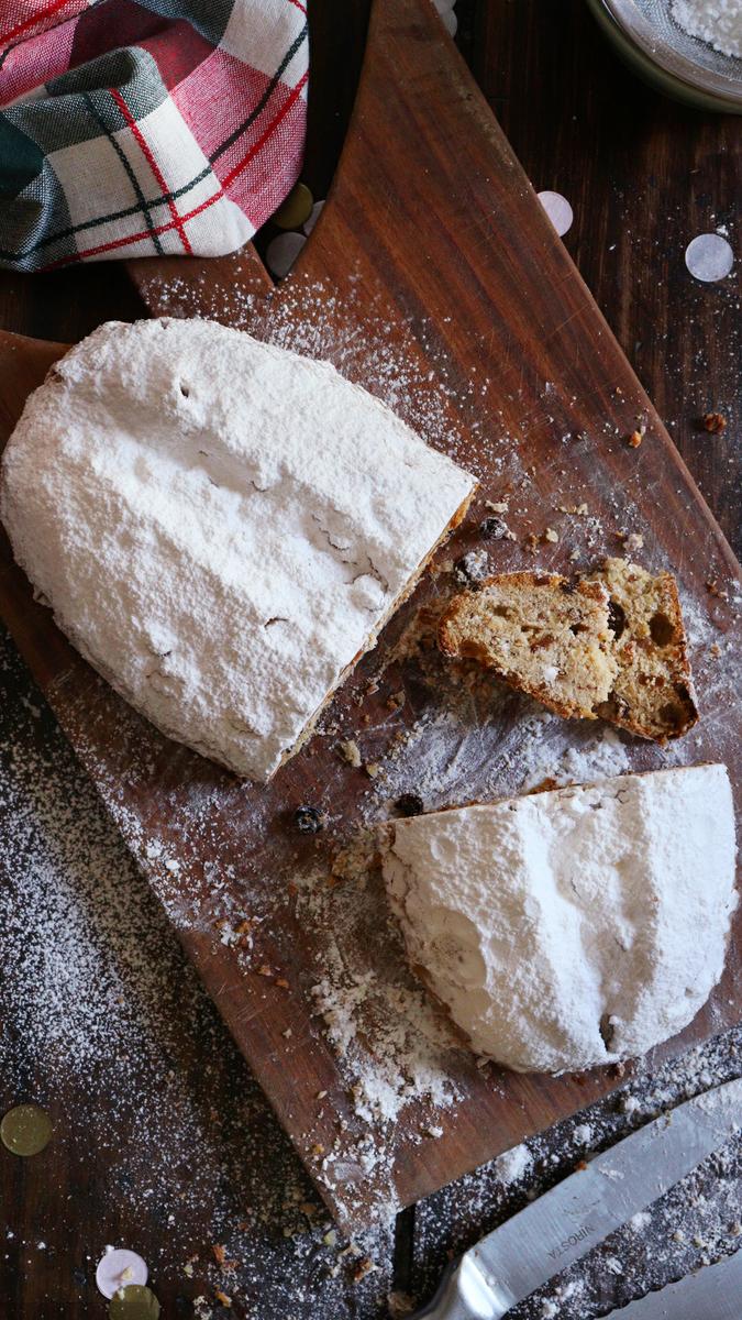 stollen christstollen dresdner original receta pan dulce cake