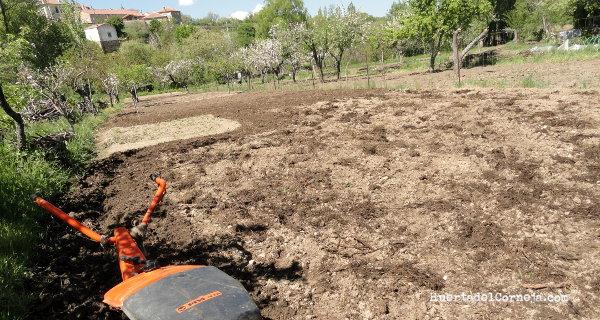 Incorporamos el compost