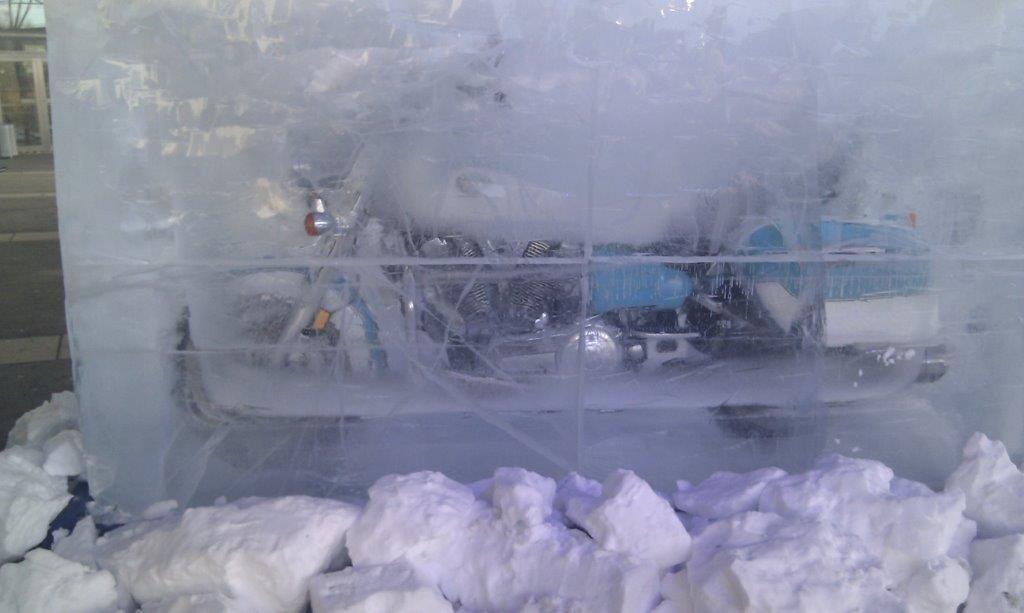 Congelan una moto durante cuatro años