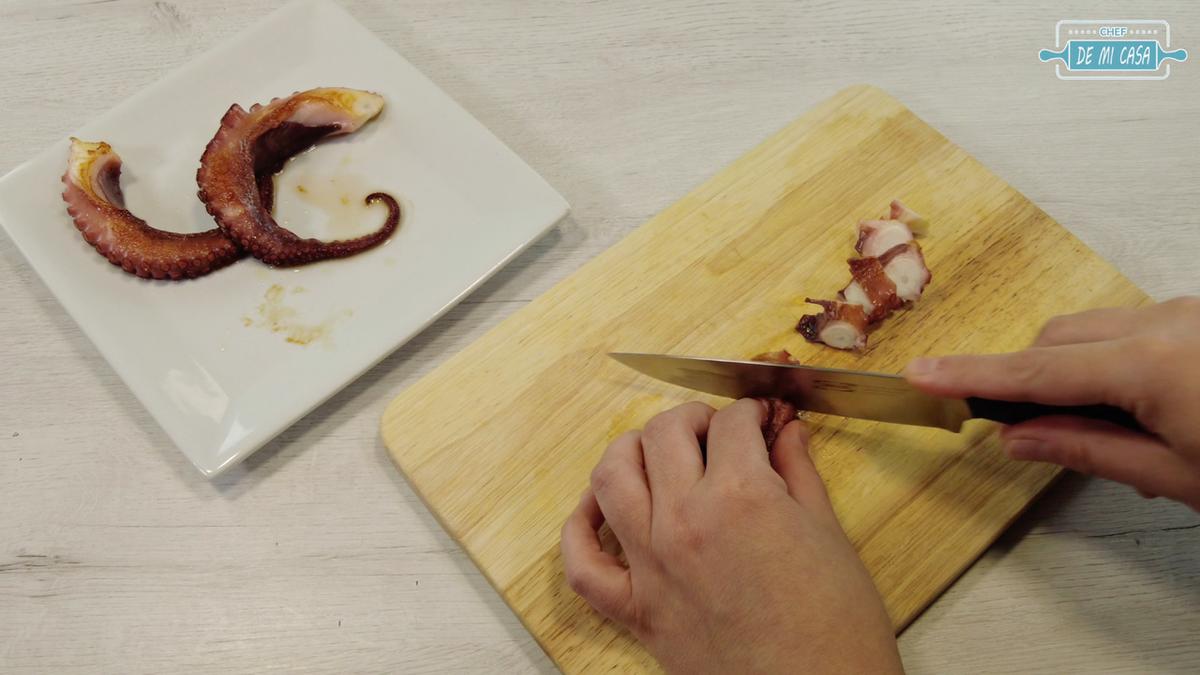 Canapés Pulpo con Patatas Duquesa 12