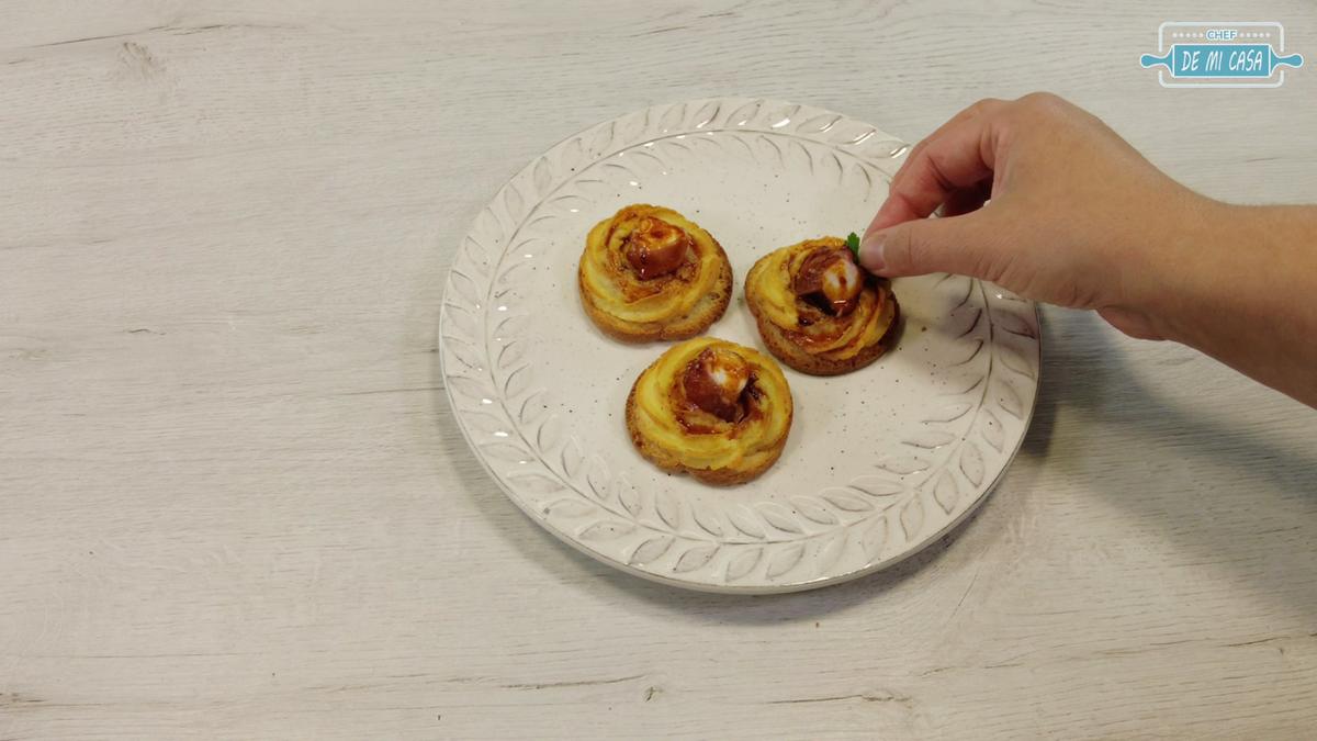 Canapés Pulpo con Patatas Duquesa 9