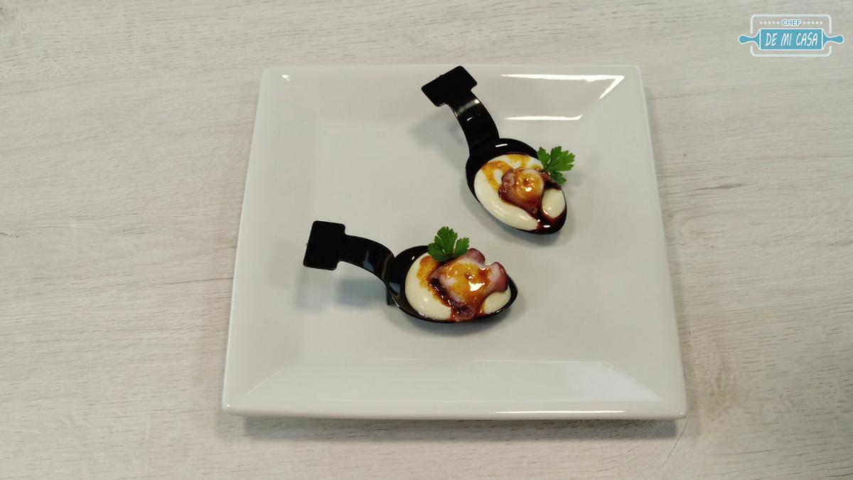 Canapés Pulpo con Patatas Duquesa 11