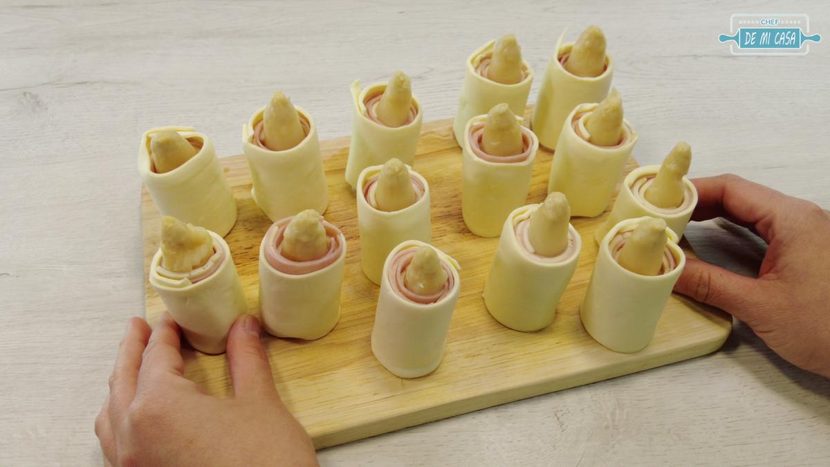 Esparragos Gratinados con Bechamel 3