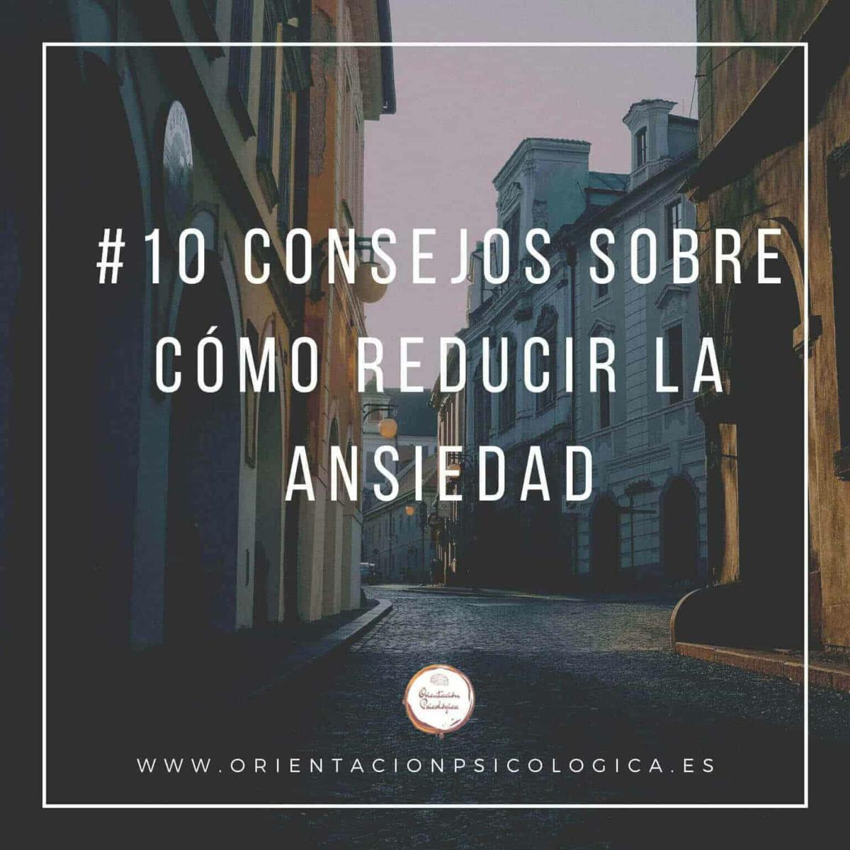 como reducir la ansiedad