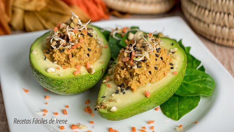 aguacates rellenos de pate de sardinas receta aperitivo