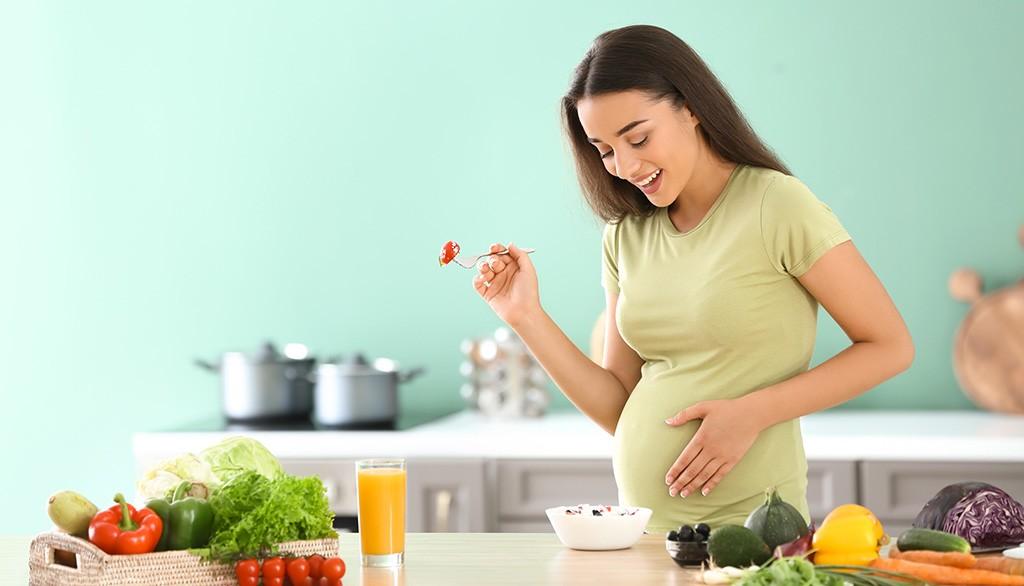 alimentación en el embarazo plato saludable