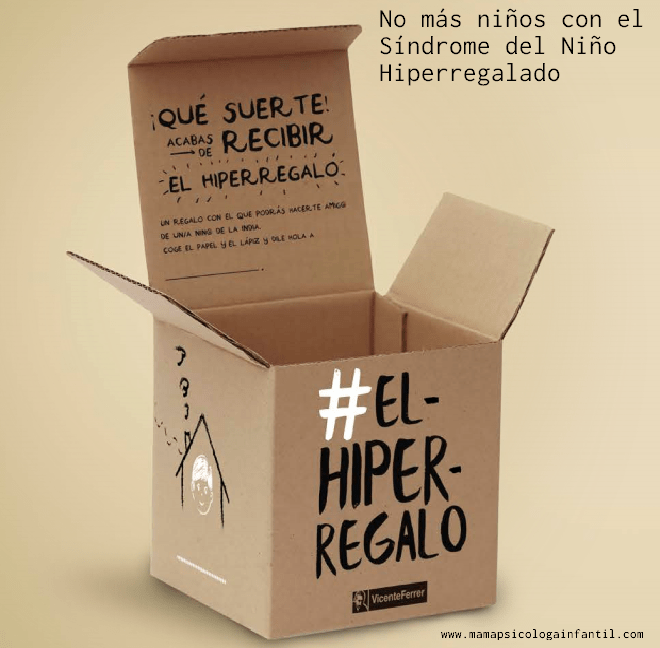 Erradiquemos el síndrome del niño hiperregalado.