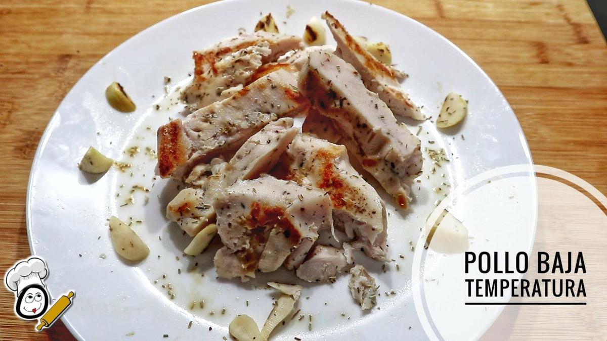 Receta de pollo cocinada a baja temperatura con Mambo