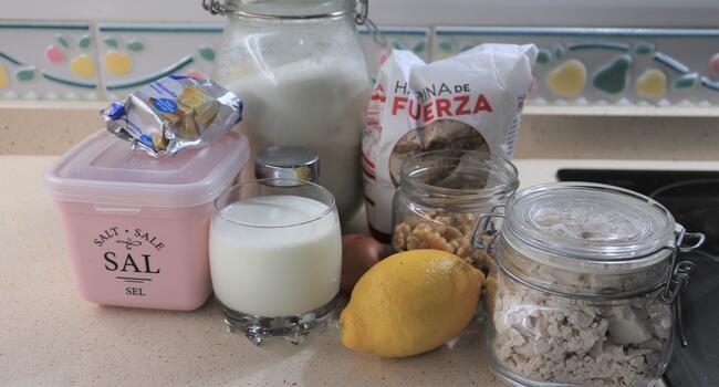 Los ingredientes necesarios para hacer el Kringle Estonia en Thermomix tm5