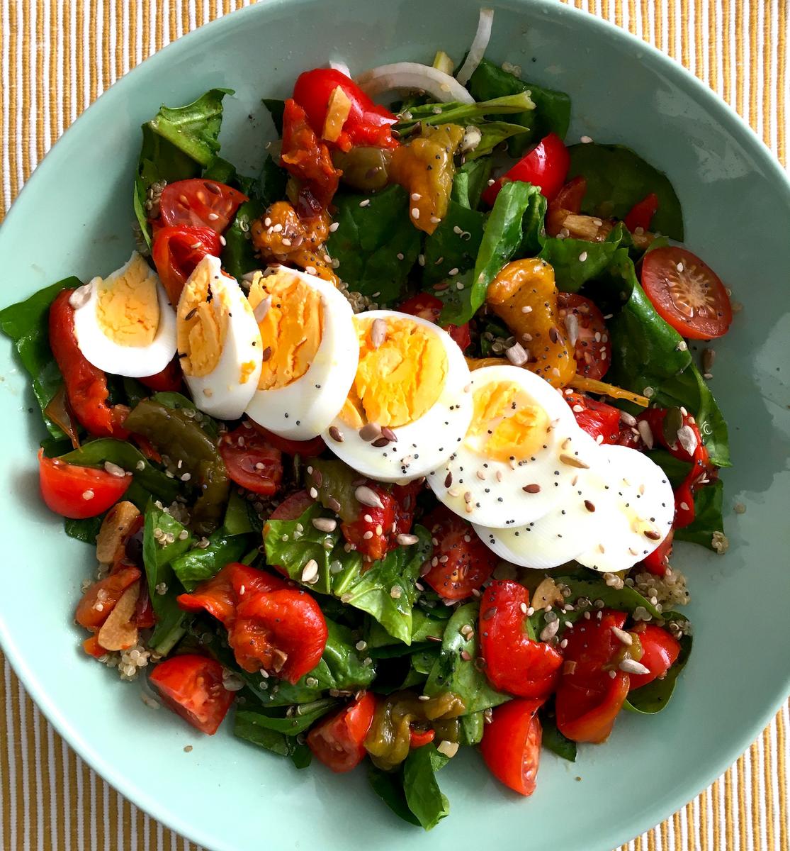 ensalada de pimientos