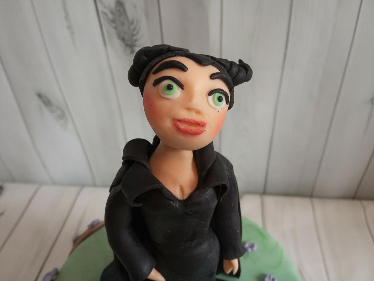 Cara malefica fondant
