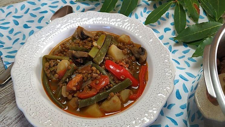Lentejas con verduras