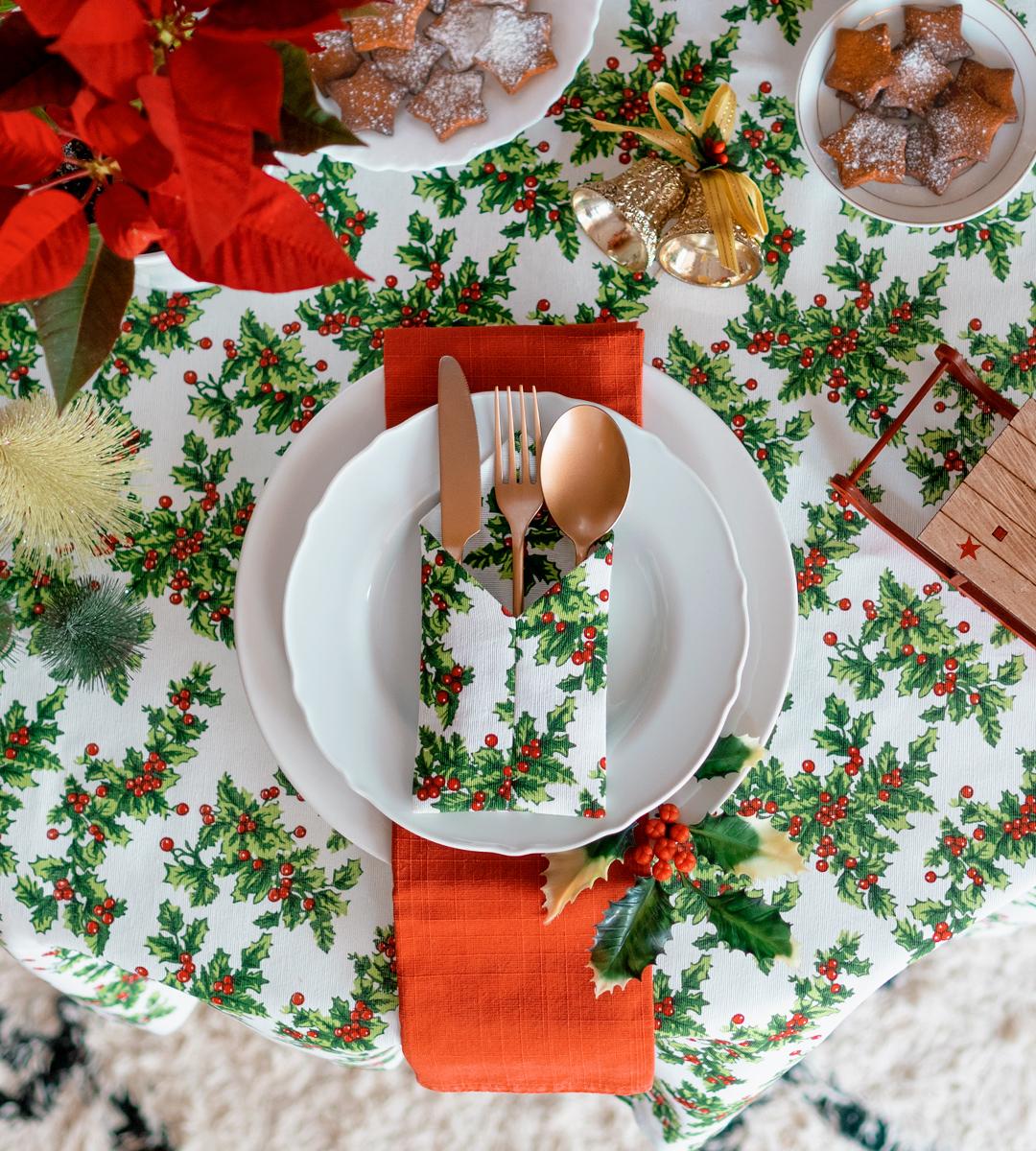 Mesas para las fiestas: Mesa Navideña