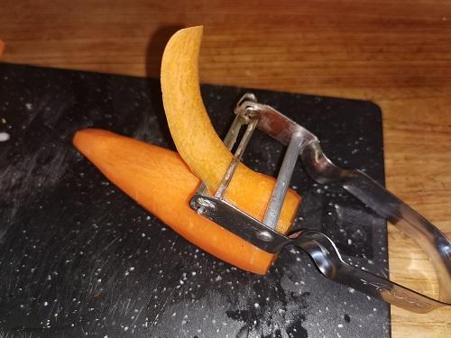 "Salmón" vegano de zanahorias