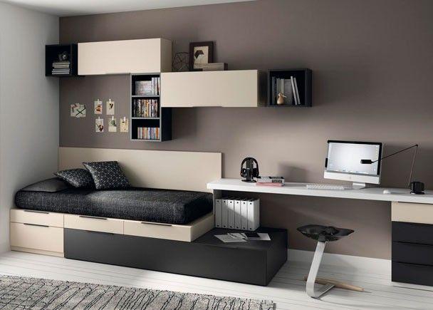 mobiliario juveniles a medida cuartos dormitorios adolescentes modernos personalizados camas y armarios varón