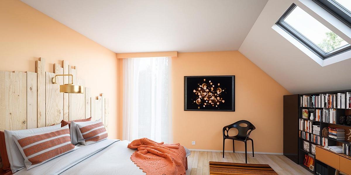 Dormitorios en colores cálidos | Decoración