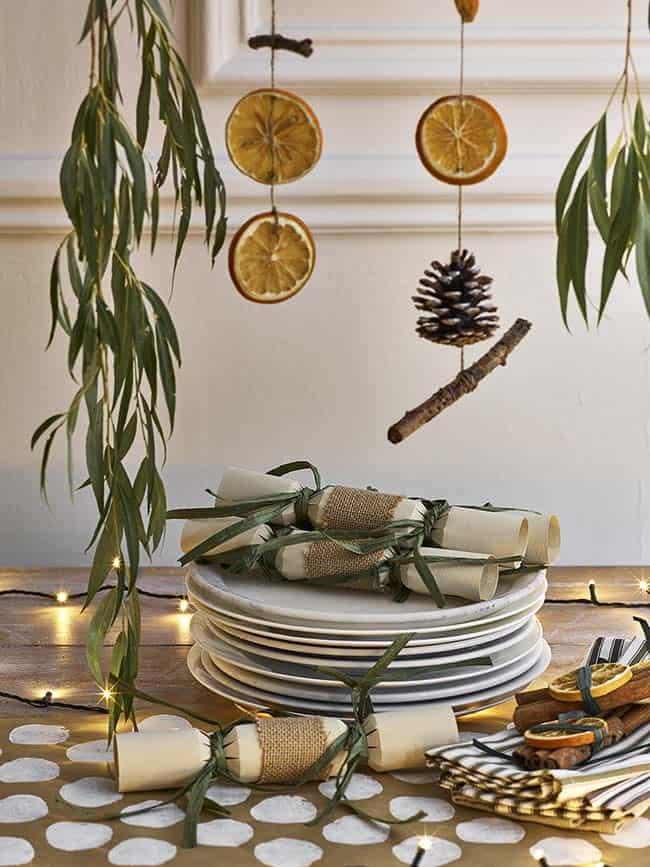ideas diferentes para decorar en Navidad