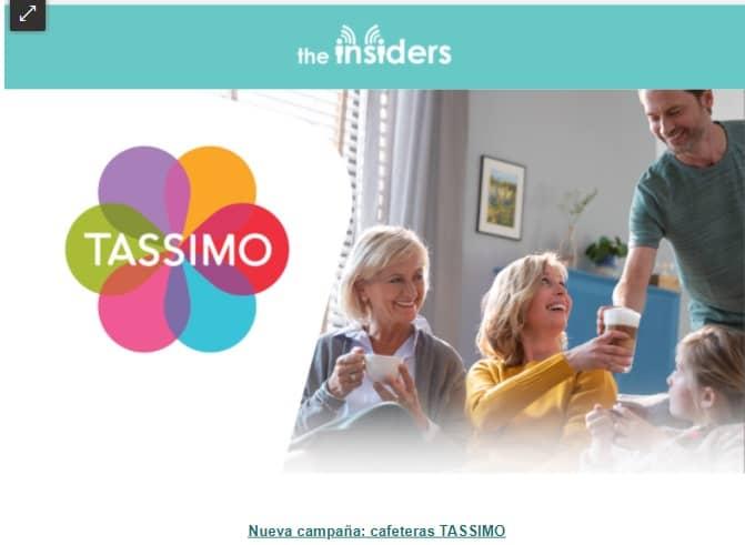 the insider campaña tassimo marketing colaborativo