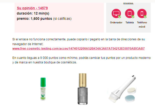 maquillaje gratis por tu opinion free cosmetics testing