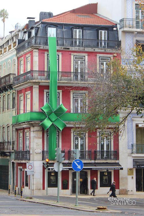 Edificio adornado en Lisboa