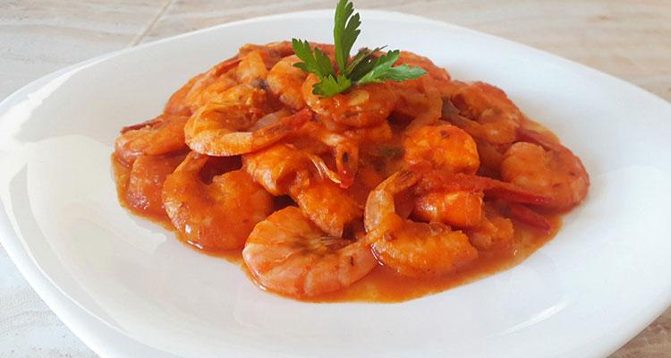 preparar camarones enchipotlados