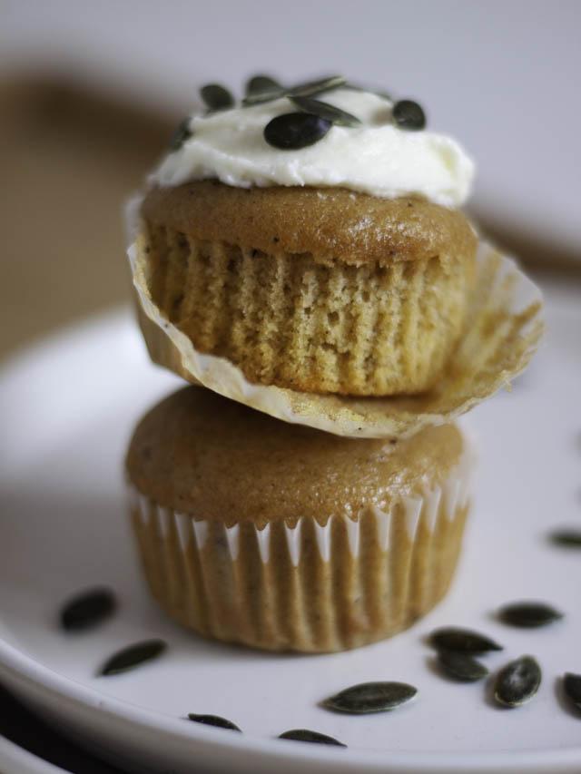 como hacer una magdalenas de calabaza