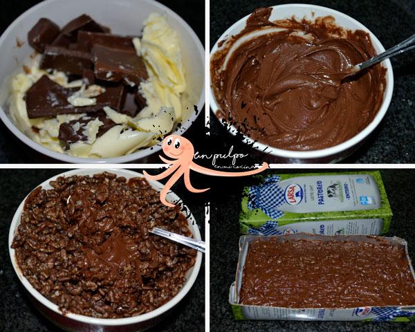 turrón de chocolate