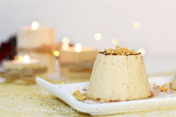 Panna cotta de turron sin azucar