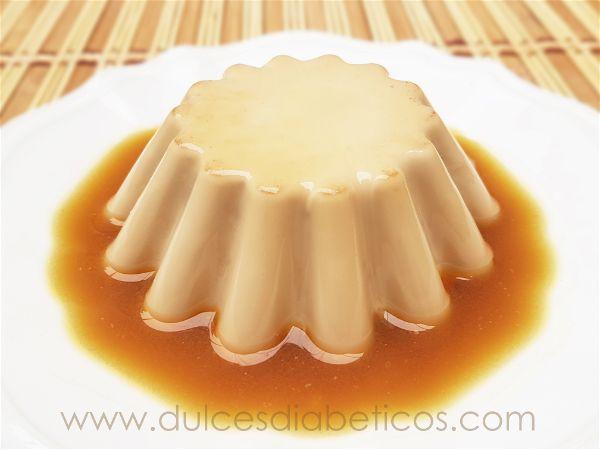 Flan de cafe sin azucar