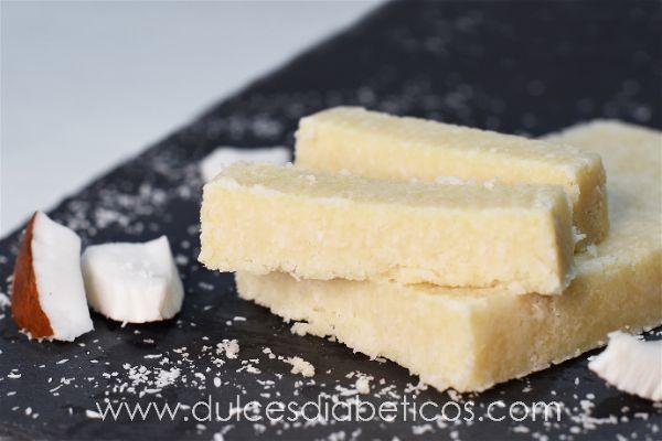 Turron de coco y almendras sin azucar