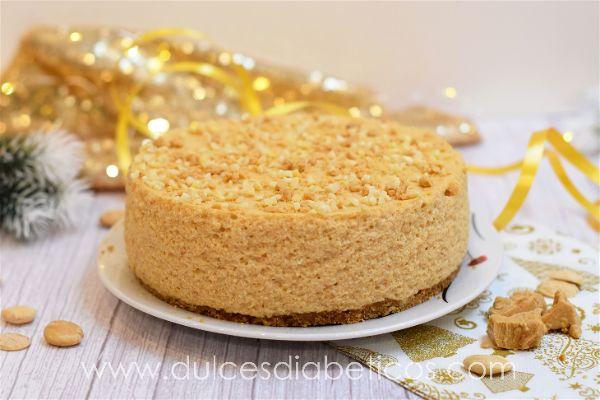 Tarta de turron sin azucar