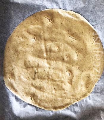 base de la pizza de garbanzos