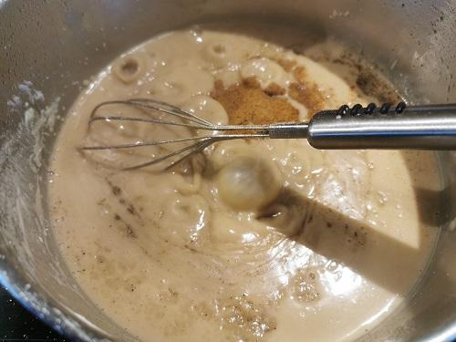 Lasaña vegana de cebolla