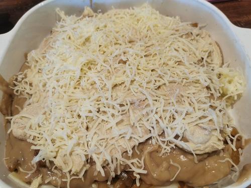 Lasaña vegana de cebolla