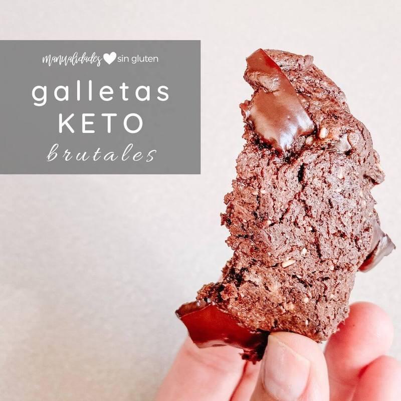 galletas brownie sin harina