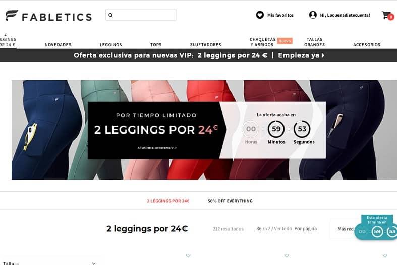 Fabletics 2 leggings por 24 € Es fiable