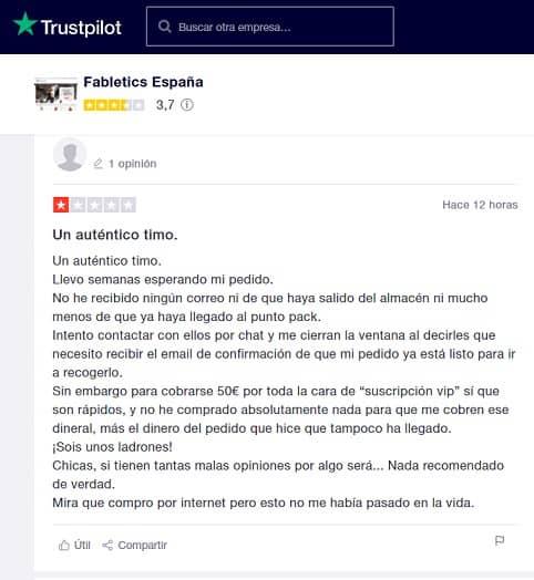 Fabletic opiniones España