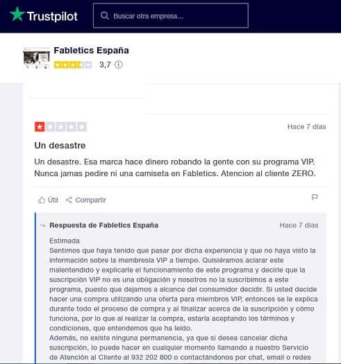 Fabletic España opiniones