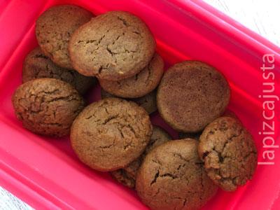 galletas de calabaza asada en el táper