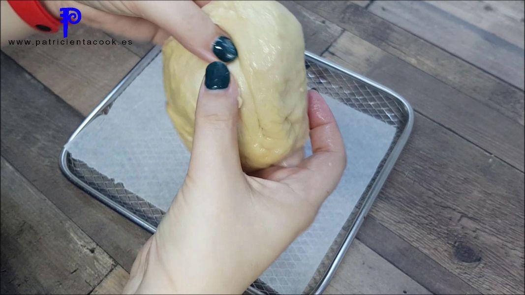 Mini roscones de reyes en freidora de aire caliente