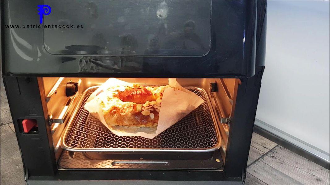 Mini roscones de reyes en freidora de aire caliente