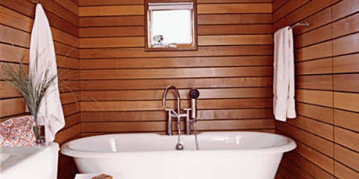 Madera en las paredes