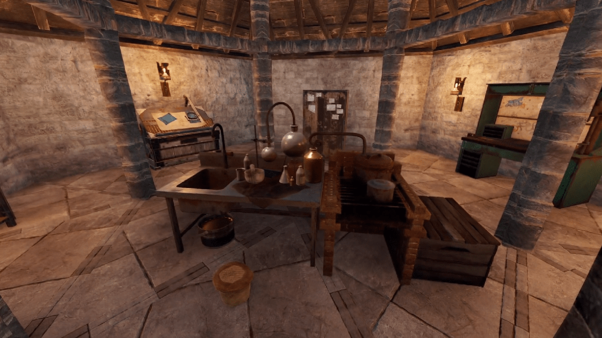 RUST UPDATE: New mixing table addition for tea and explosives! | Merric Gaming