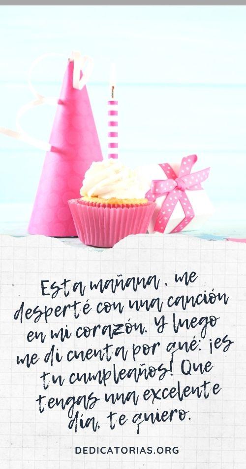 Dedicatorias de cumpleaños con mucho amor