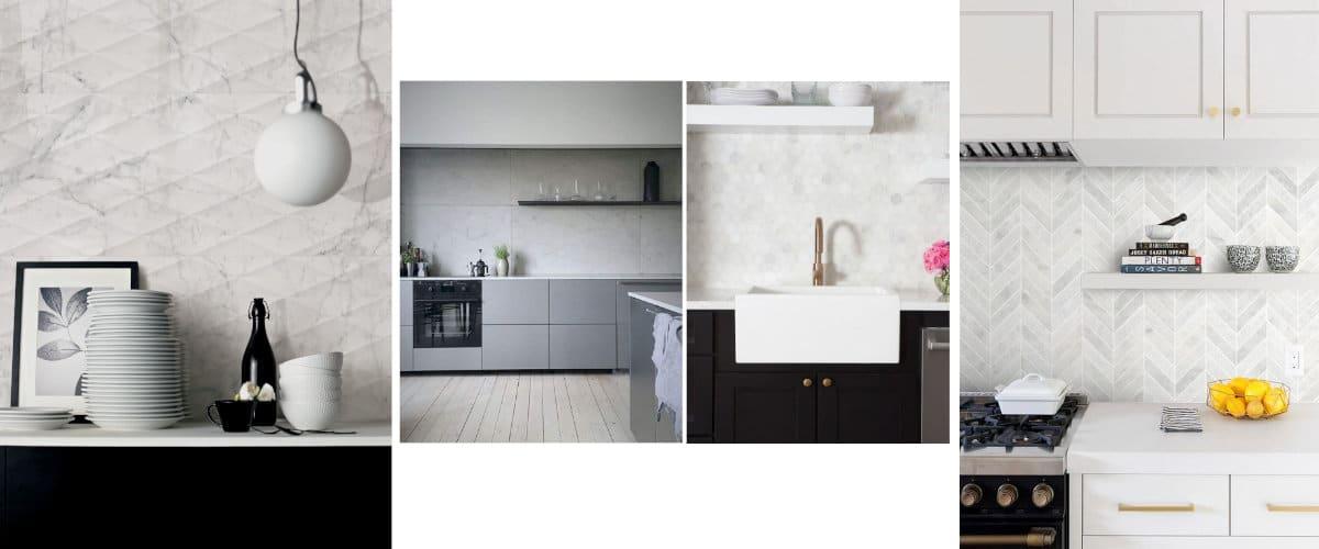 Alicatado de m&aacute;rmol para cocina