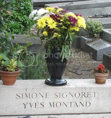 CONJUNTO FUNERARIO DE IVES MONTAND & SIMONE SIGNORET