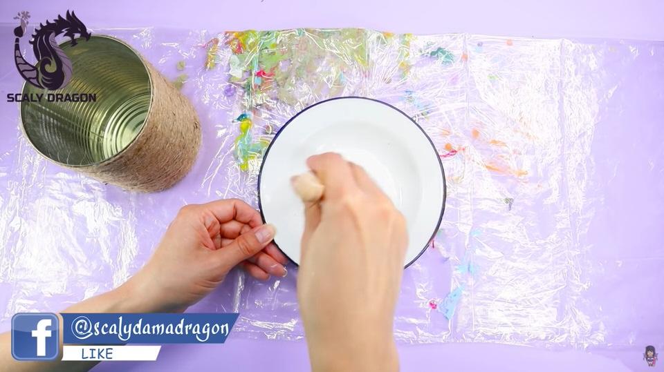 Decora latas de metal