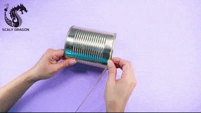 Decora latas de metal